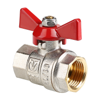 Кран шаровой 1/2" ВР-ВР бабочка VALTEC BASE VT.217.N.04