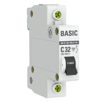 Автоматический выключатель ВА 47-29 1P 40А (C)  EKF Basic